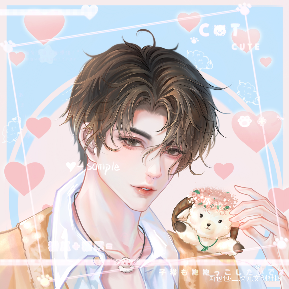 甜辛_188男团赵锦辛绘画作品