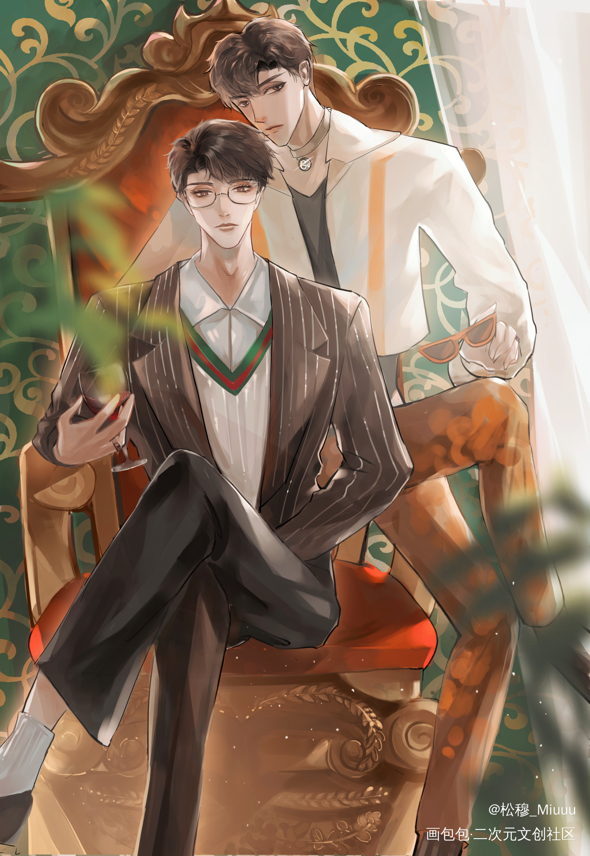 顾青裴生日快乐！_针锋对决188男团原顾2022顾青裴生贺24h产粮绘画作品