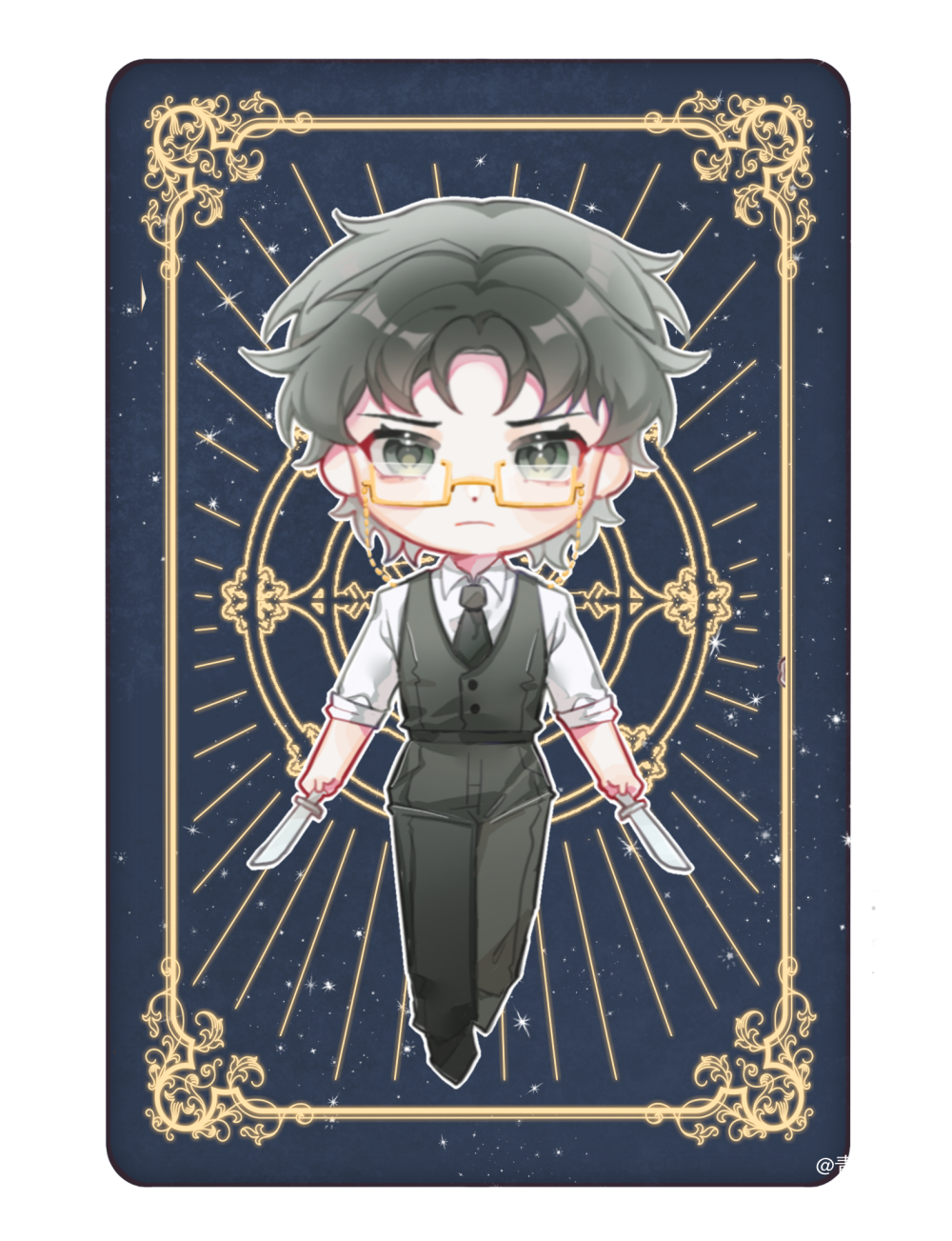 6_我在惊悚游戏里封神绘画作品