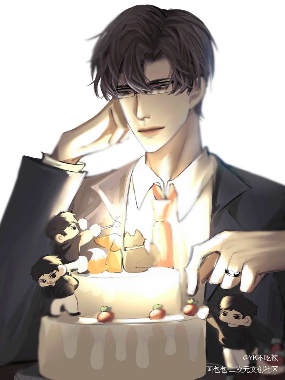 顾青裴生日快乐！_针锋对决188男团原顾顾青裴板绘涂绘画作品