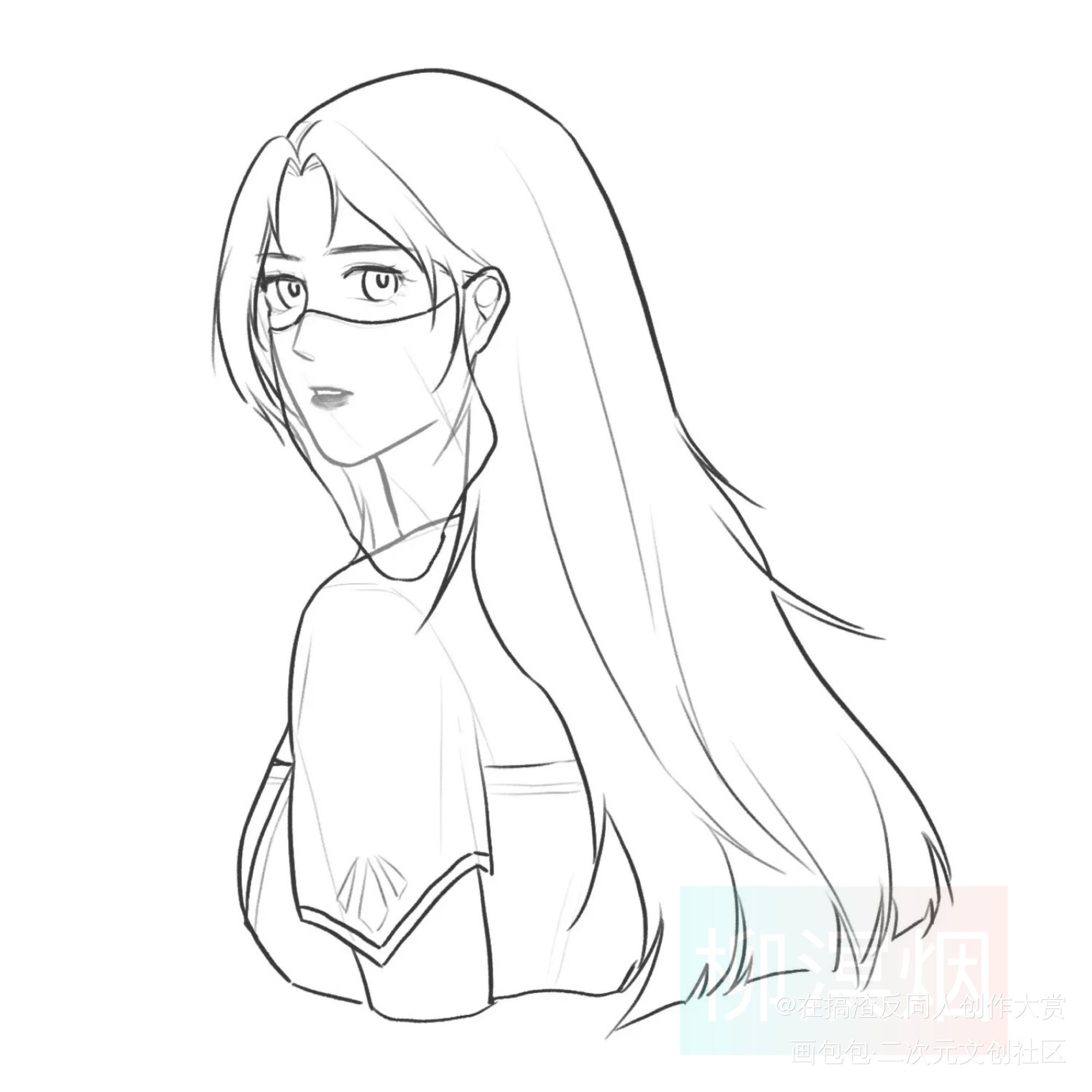 三位美女_人渣反派自救系统柳溟烟渣反同人创作大赏宁婴婴纱华铃绘画作品