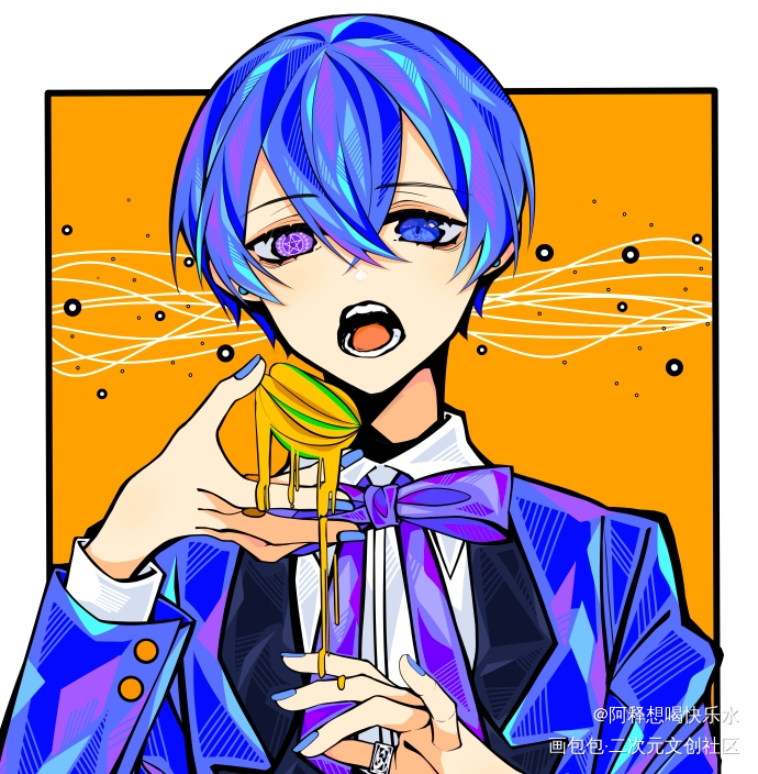 CIEL_黑执事啵酱夏尔头像原创绘画作品