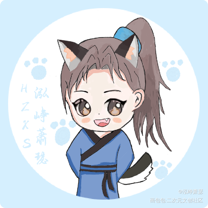 墨燃_二哈和他的白猫师尊绘画作品