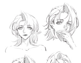 摸摸最近新的老婆_绘画作品