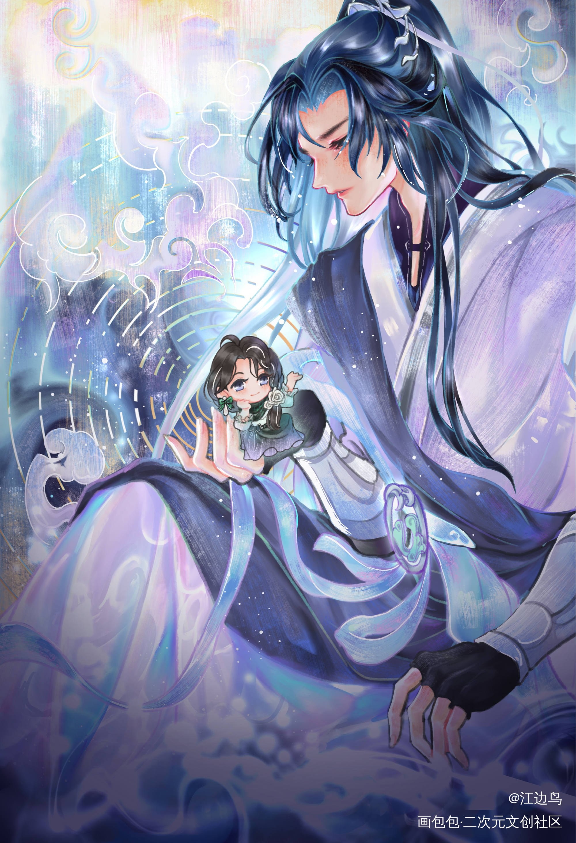 【神仙记事录】阿聿_古风阿聿神仙记事录绘画作品