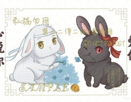 【稿子】忘羡兔子表情包 01_绘画作品