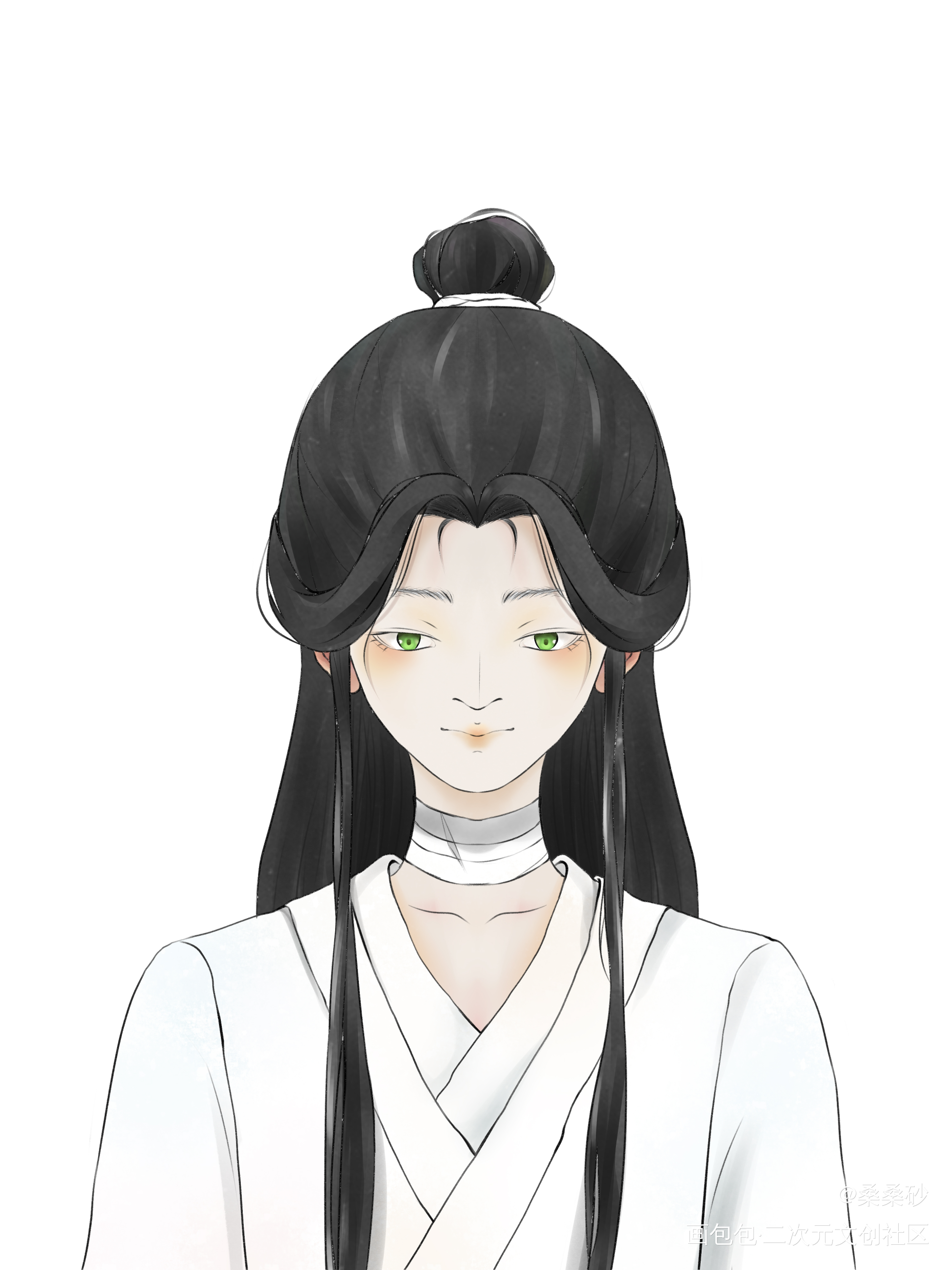 怜怜_天官赐福谢怜板绘涂怜怜绘画作品