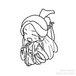 可爱沈垣（临摹）_人渣反派自救系统冰秋沈清秋渣反同人创作大赏绘画作品