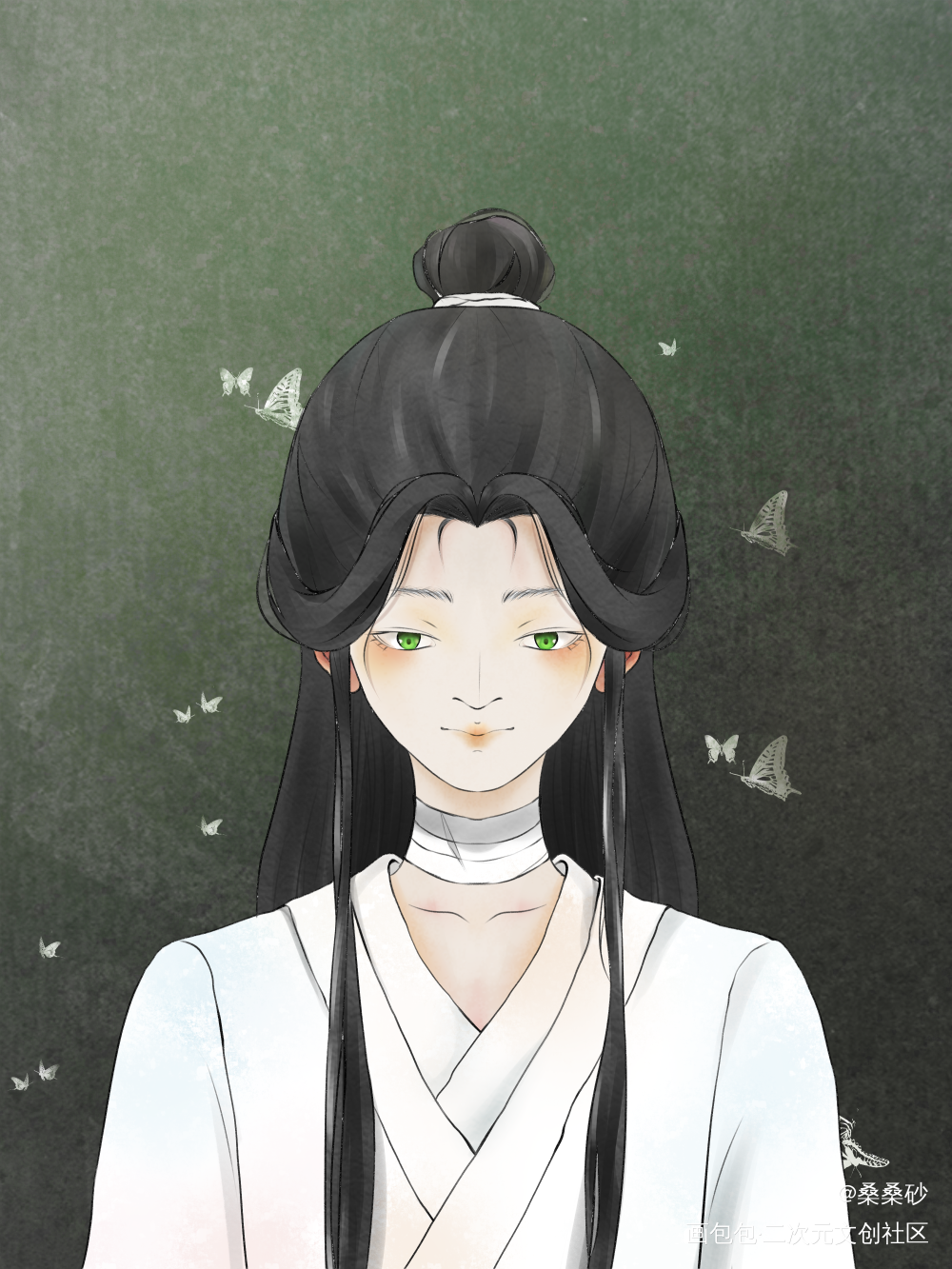 怜怜_天官赐福谢怜板绘涂怜怜绘画作品