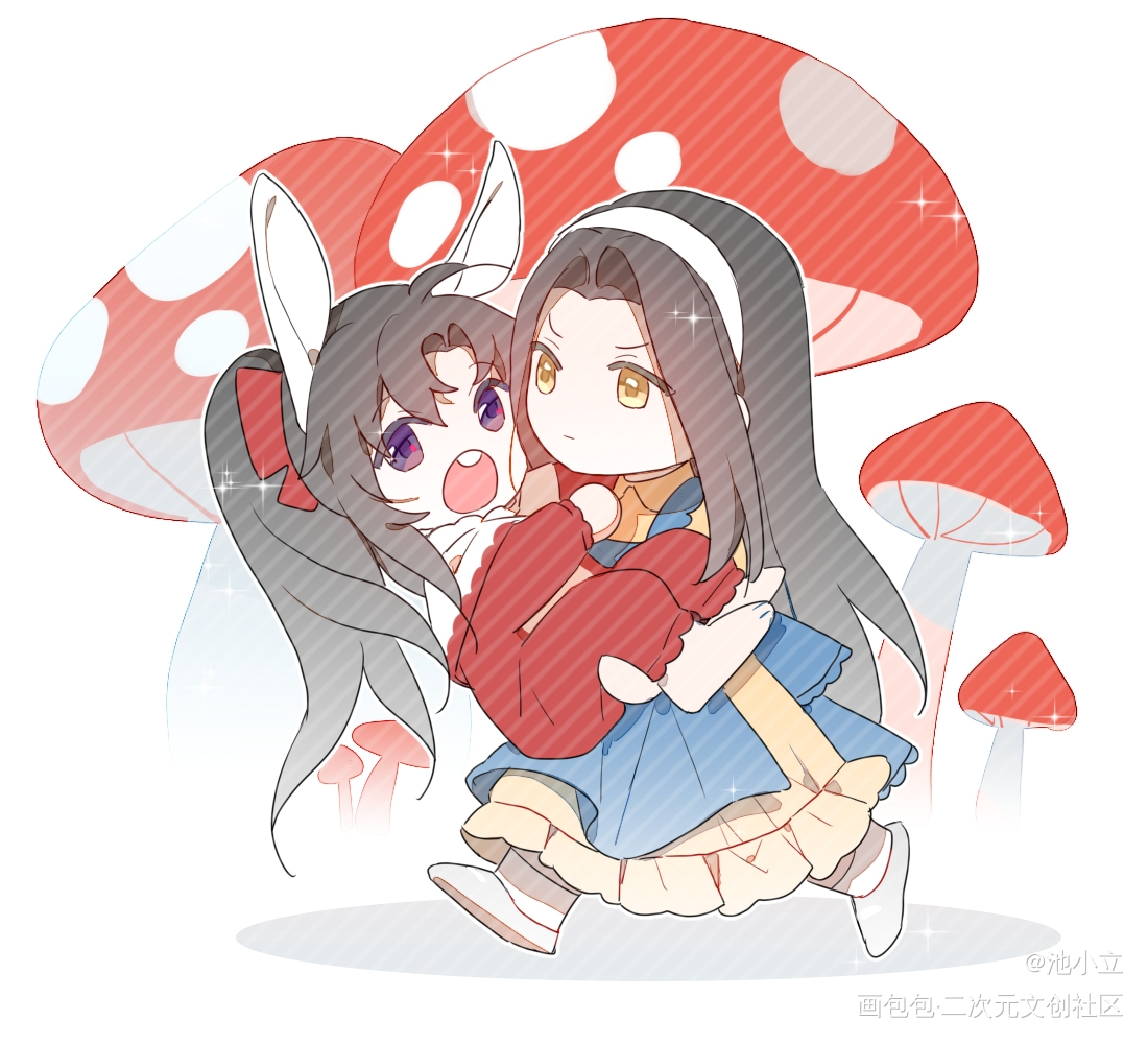 爱丽丝梦游仙境_魔道祖师忘羡蓝忘机魏无羡蓝忘机0123生日快乐魏无羡1031生日快乐绘画作品