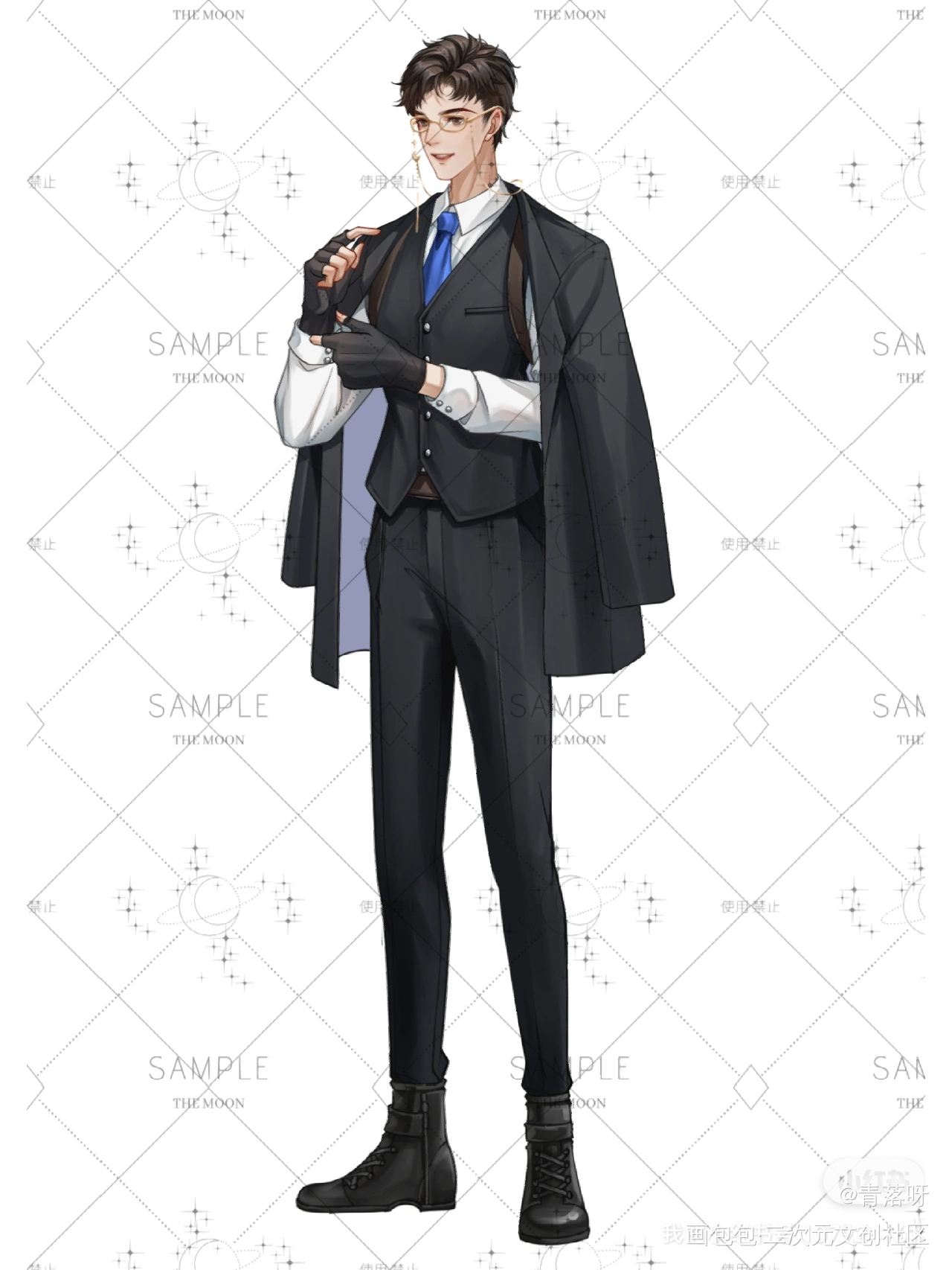 立绘稿_立绘绘画作品