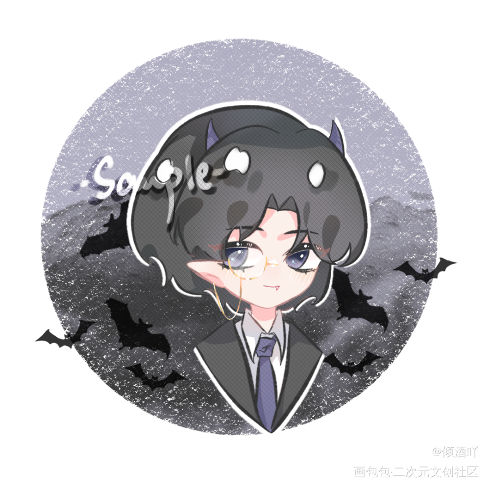 不给糖就捣蛋～_某某添望盛望江添绘画作品