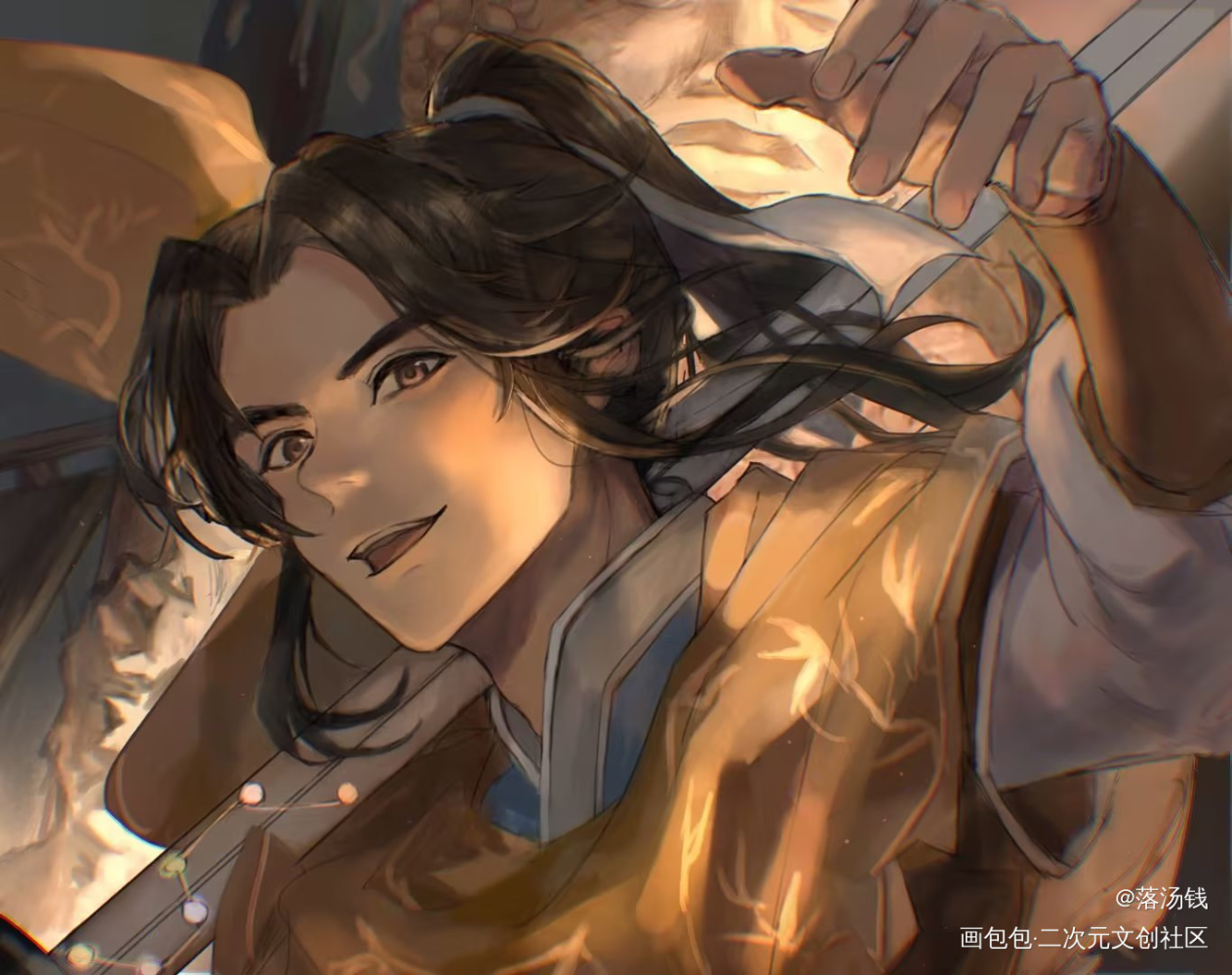 _王者荣耀李逍遥绘画作品