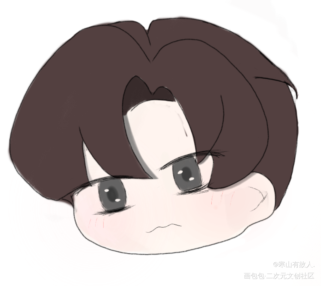 害羞的简宝_188男团简隋英绘画作品