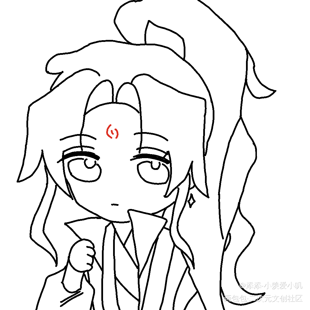 冰妹（临摹_人渣反派自救系统洛冰河渣反同人创作大赏临摹绘画作品