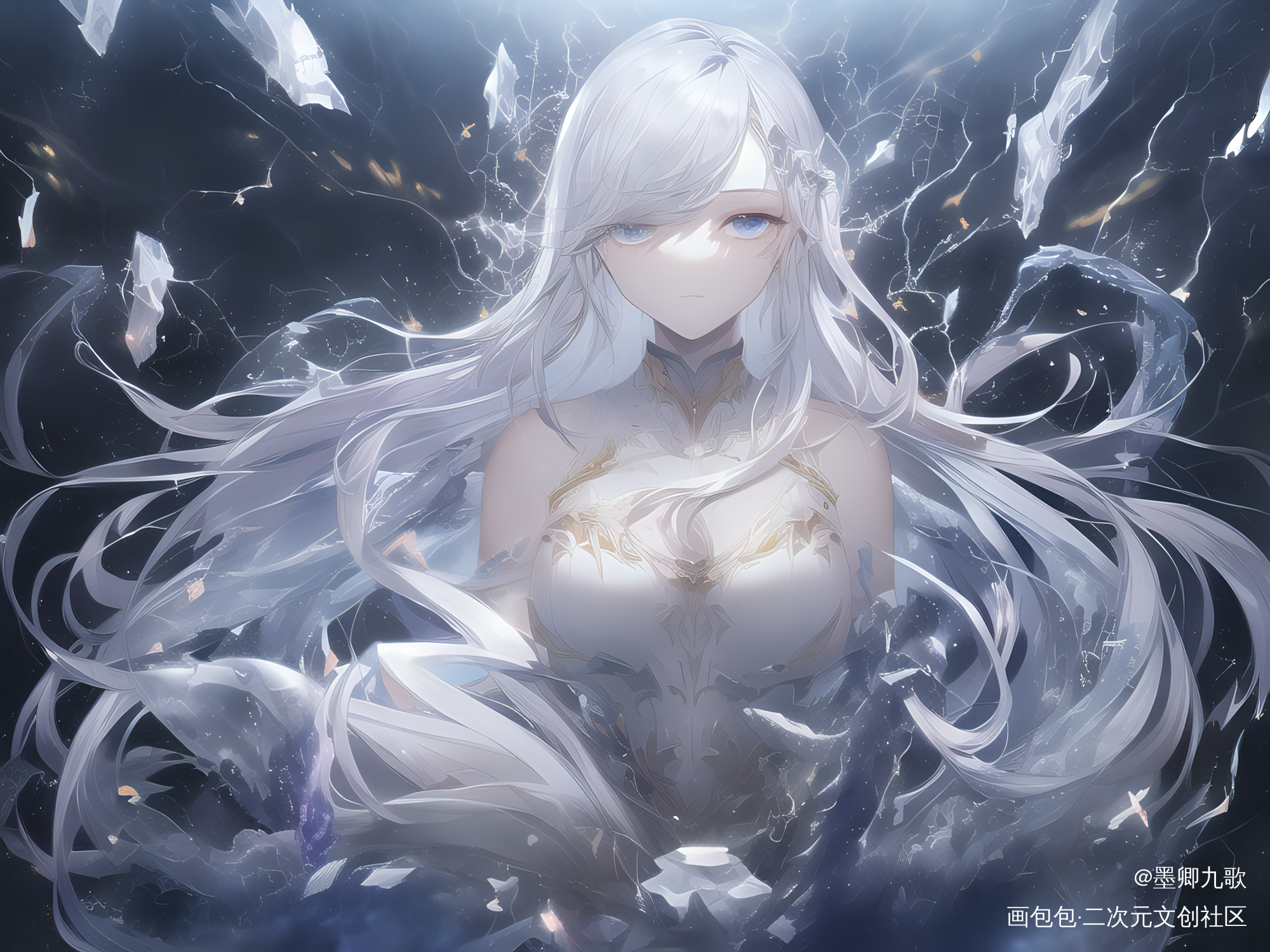 雷电少女_求点评求配文我要上首推插画原创绘画作品