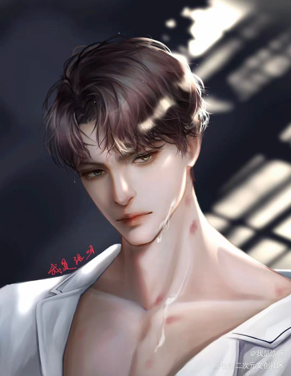 黎朔_谁把谁当真188男团妹叔绘画作品