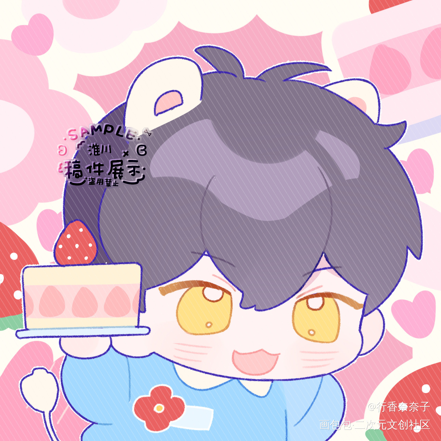 幼儿园小朋友_人鱼陷落绘画作品
