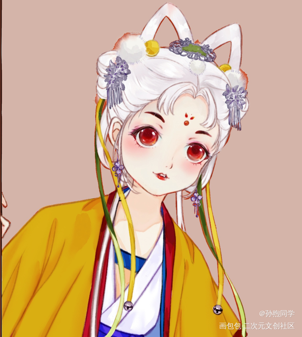 小白兔_板绘涂Q版绘画绘画作品