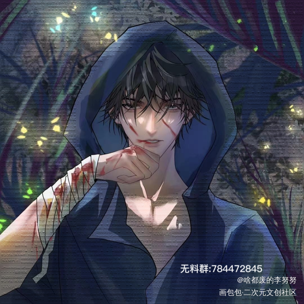 一点进度水水_盗墓笔记张起灵生日快乐张起灵绘画作品