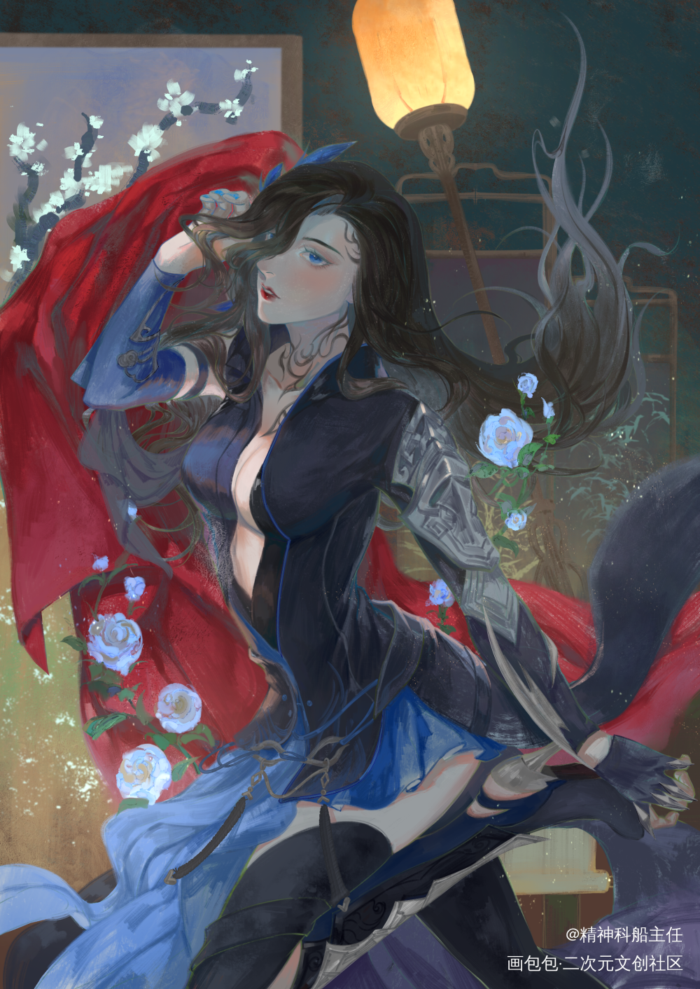被发现了×_剑网3炮姐唐门绘画作品