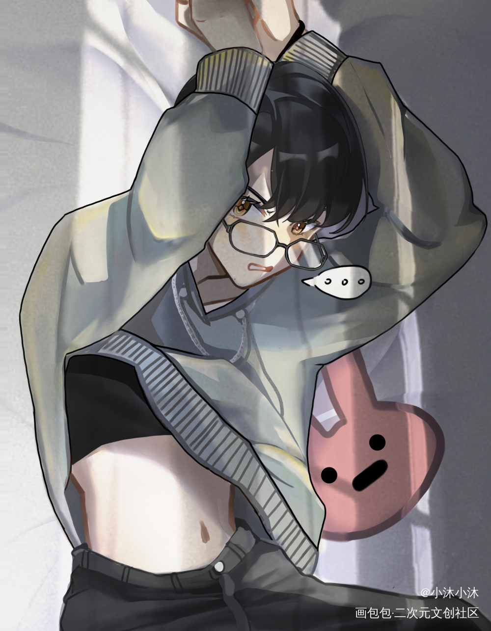 oc_手绘平涂oc绘画作品