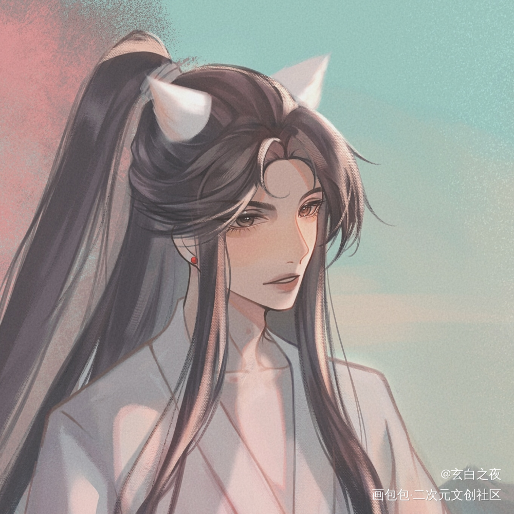 前世午后【】_二哈和他的白猫师尊楚晚宁绘画作品
