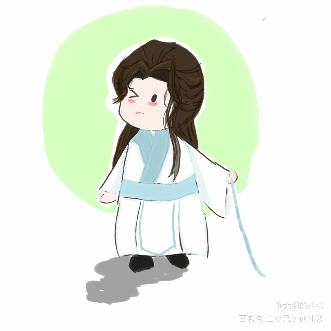魔道祖师——魏无羡_魔道祖师魏无羡摸鱼页绘画作品