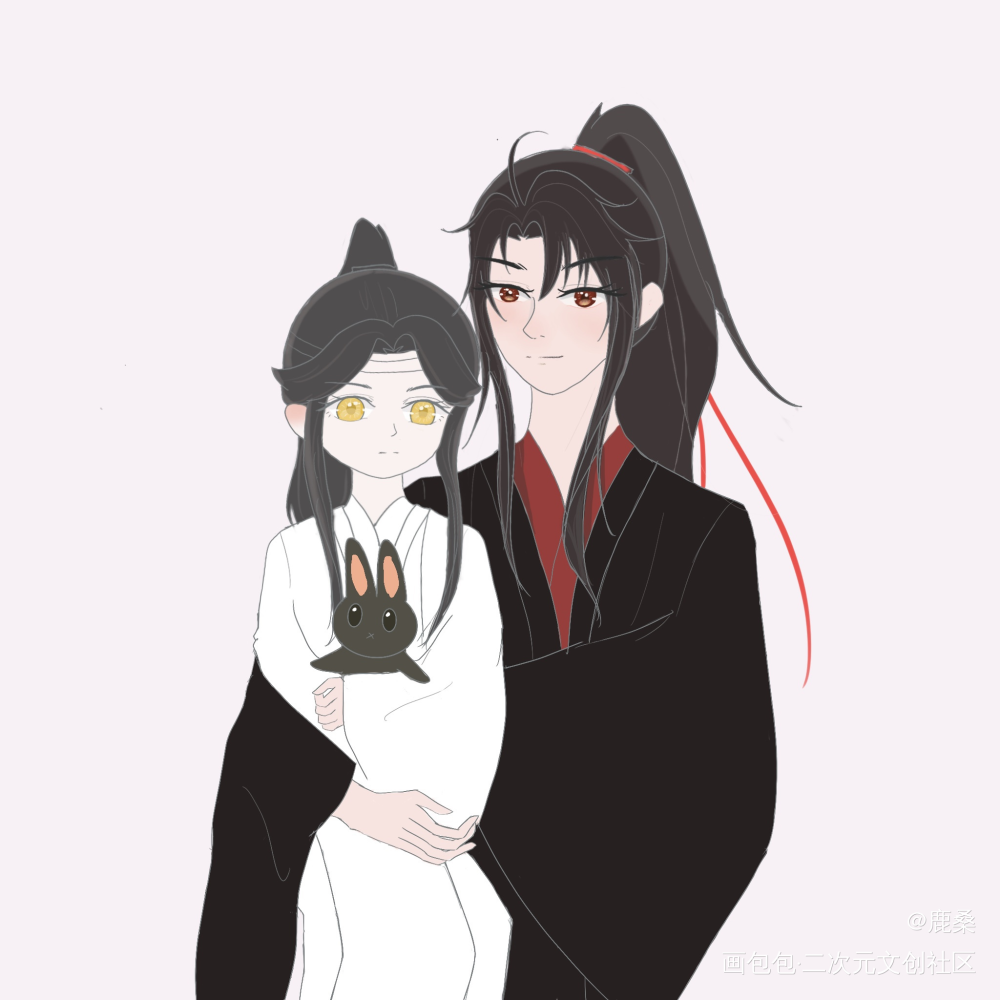 大羡小叽_魔道祖师忘羡墨香铜臭绘画作品