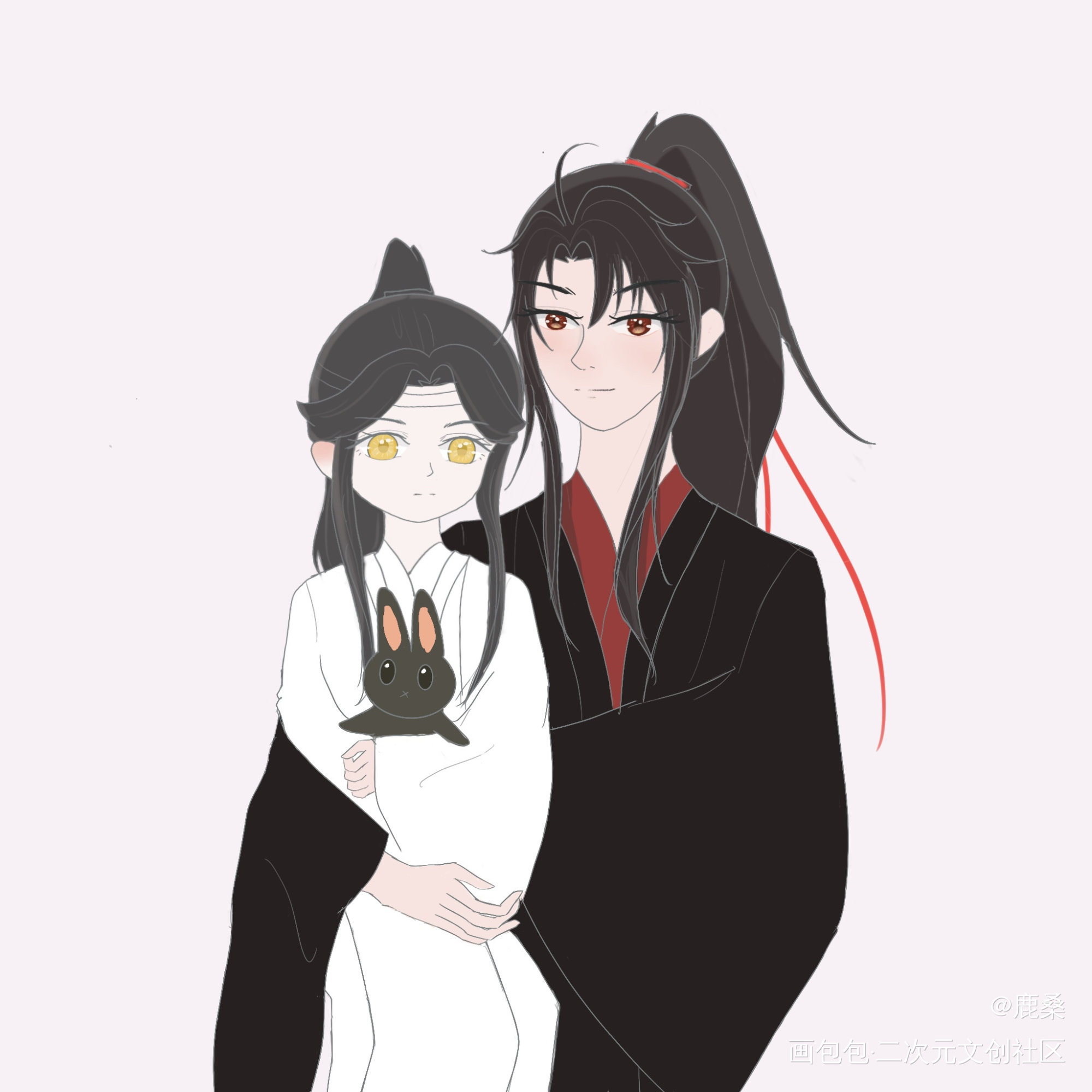 大羡小叽_魔道祖师忘羡墨香铜臭绘画作品