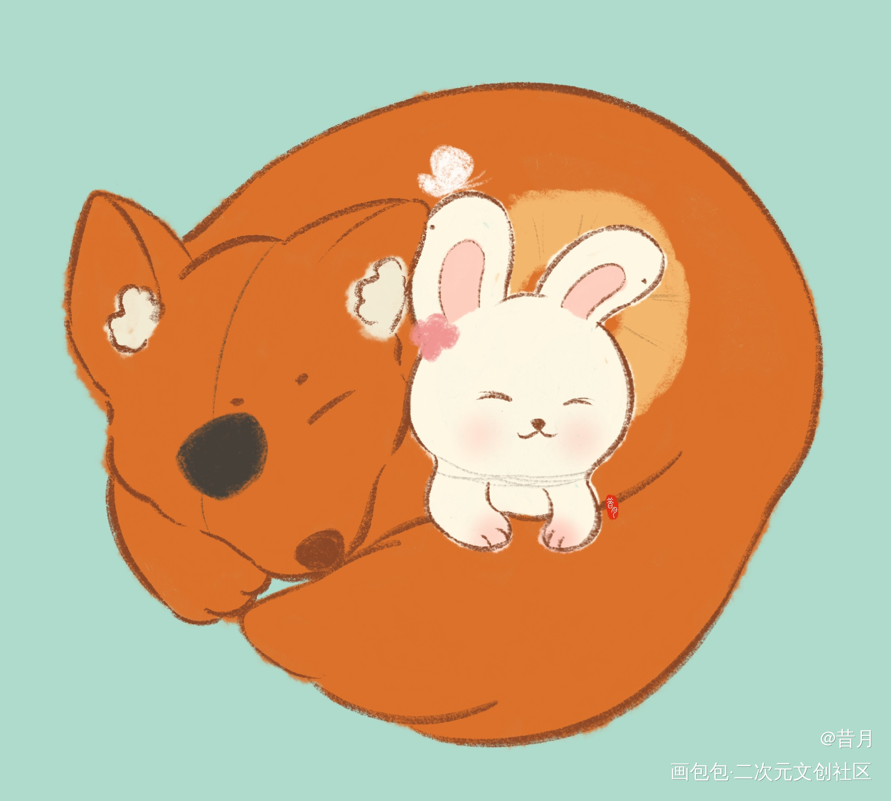 美人在怀_天官赐福花怜绘画作品