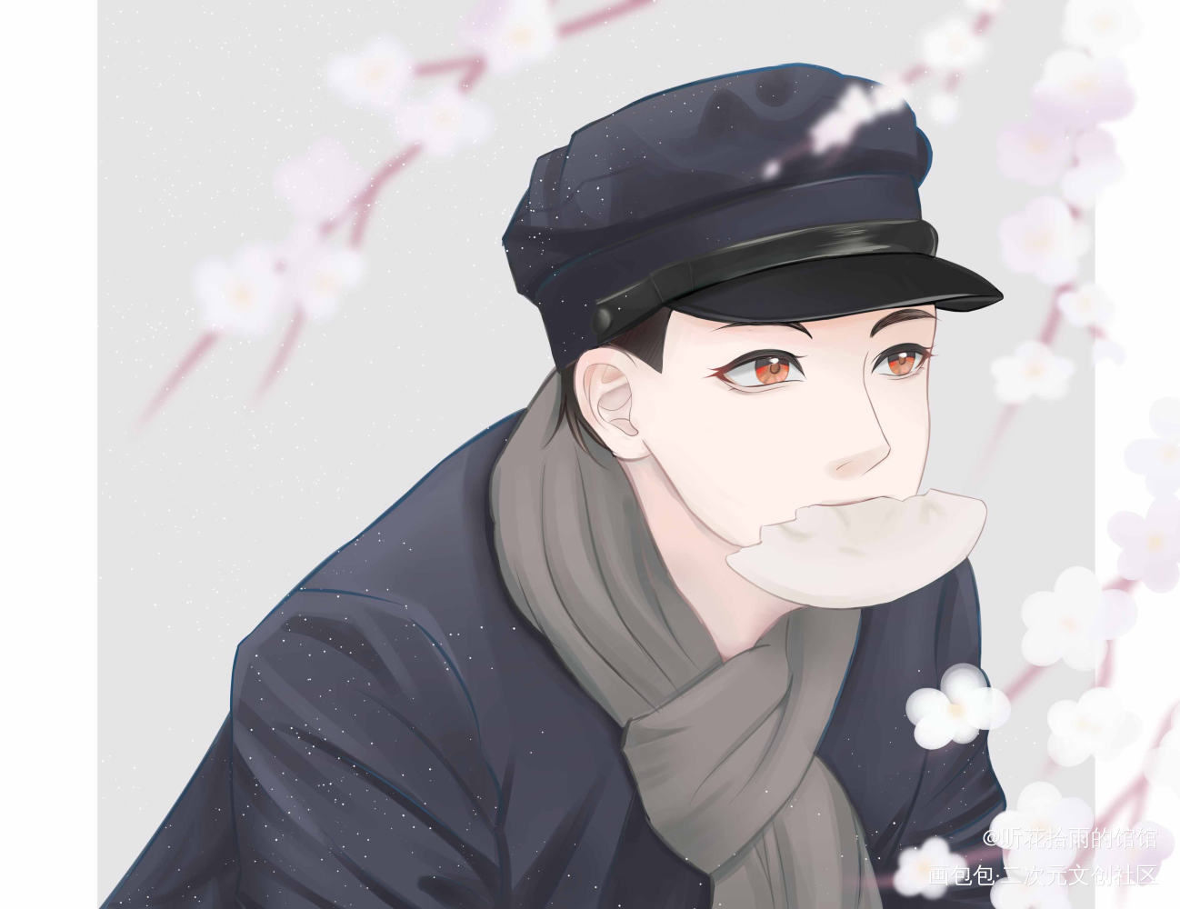 陈乔年_觉醒年代板绘涂陈乔年板绘插画板绘绘画作品