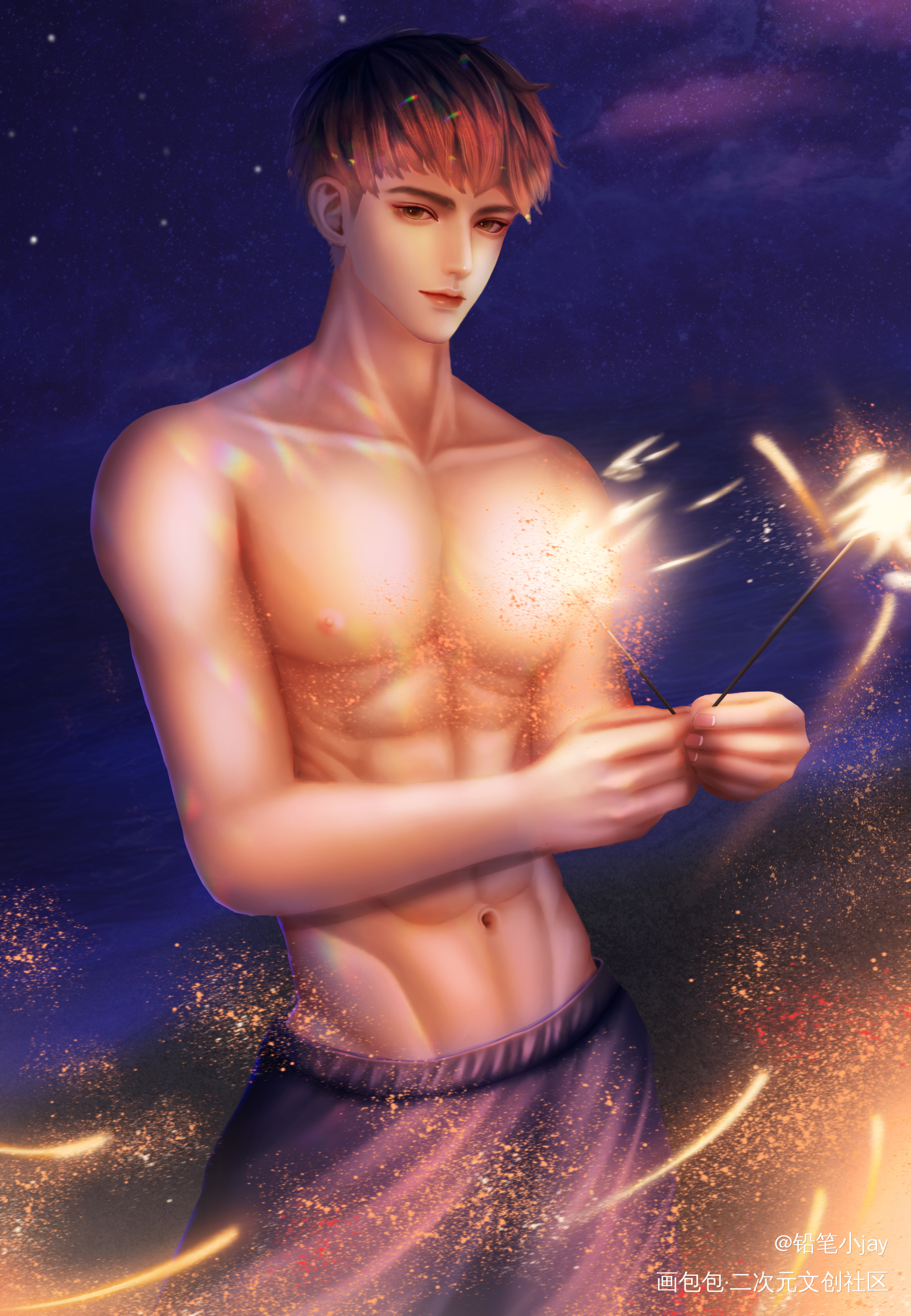 【SummerTrip】丁小伟_老婆孩子热炕头188男团丁小伟绘画作品