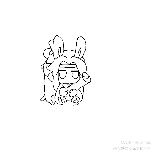 临摹小叽_蓝忘机临摹绘画作品