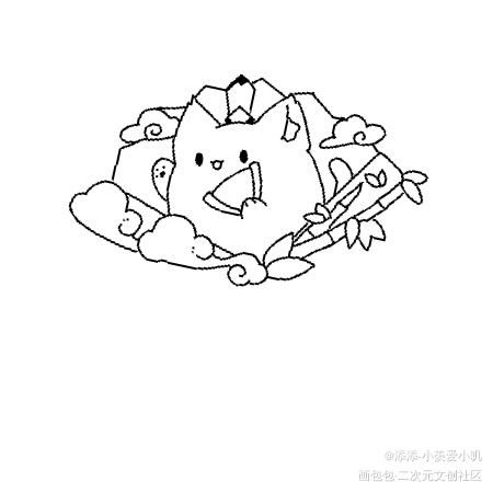 临摹了猫猫沈金属徽章周边_人渣反派自救系统冰秋沈清秋渣反同人创作大赏临摹绘画作品