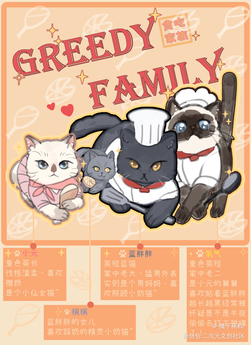 _Q版插画绘画作品