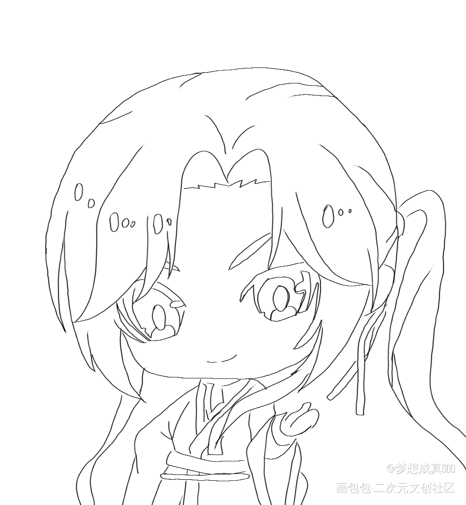 花城_天官赐福绘画作品