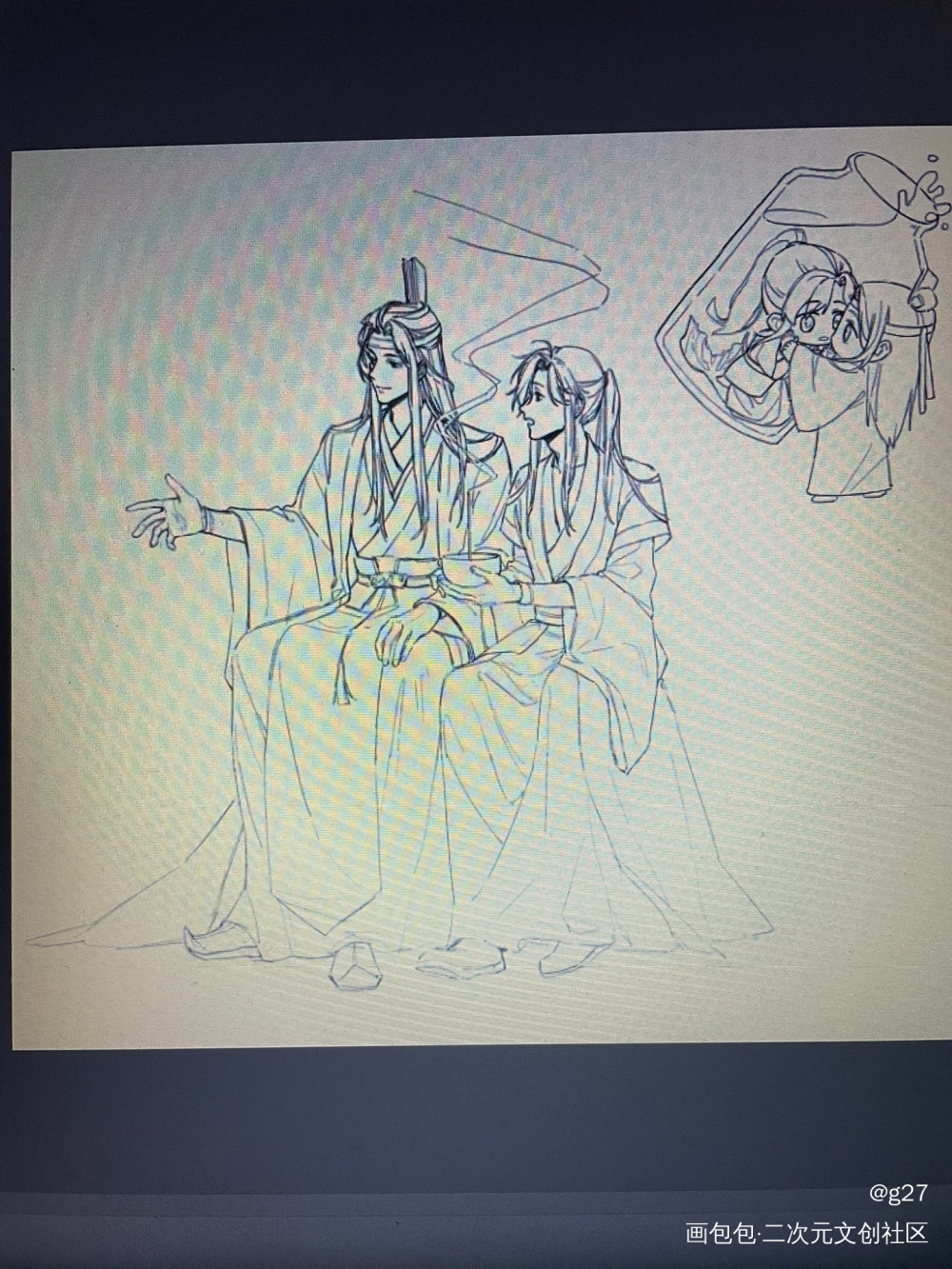 问灵_魔道祖师绘画作品