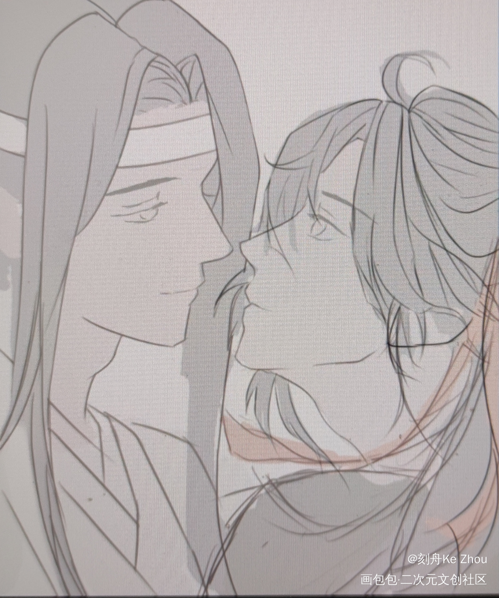 _魔道祖师板绘涂绘画作品