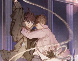 黑花—夜访_绘画作品