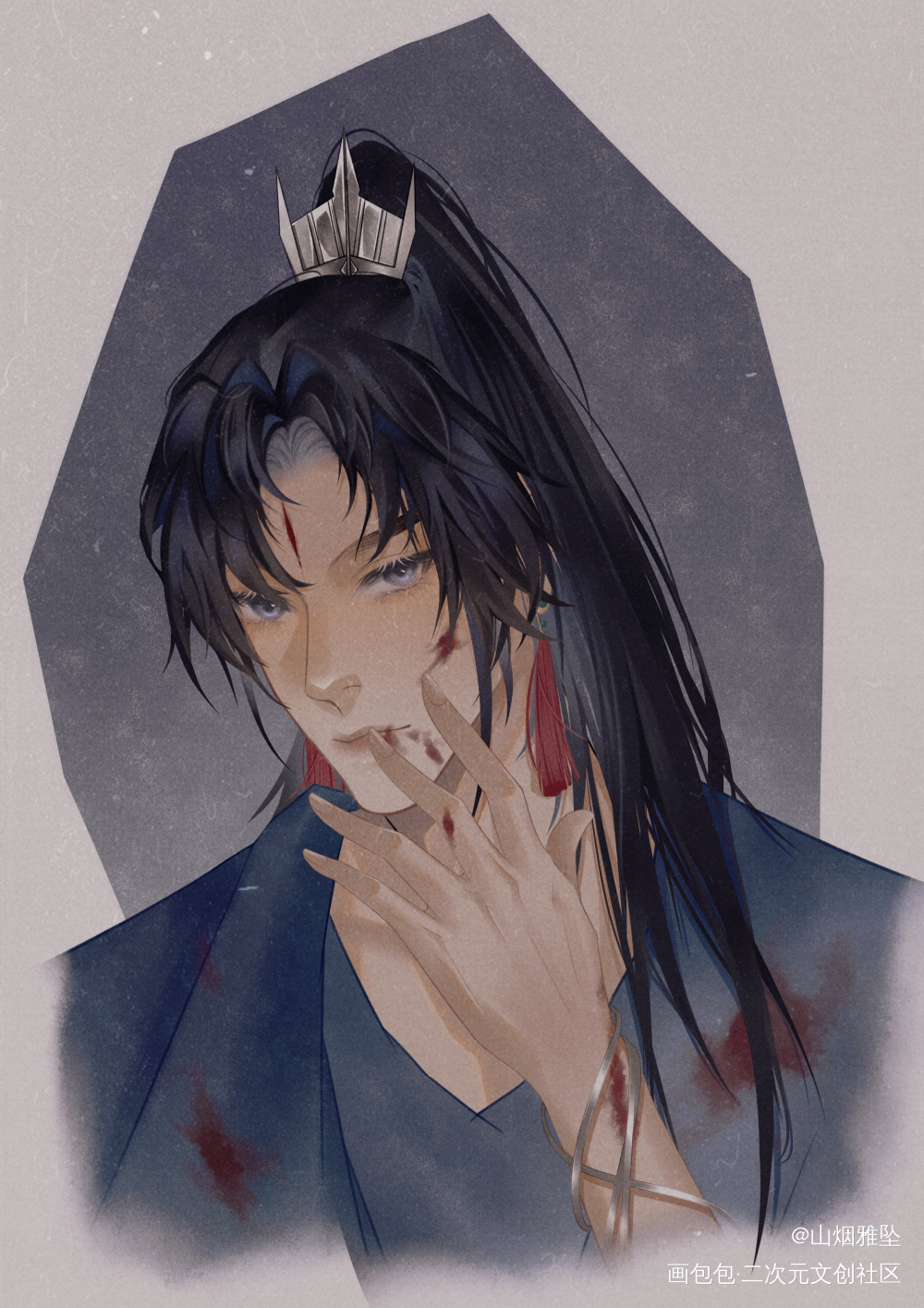 杨戬_新神榜杨戬杨戬绘画作品