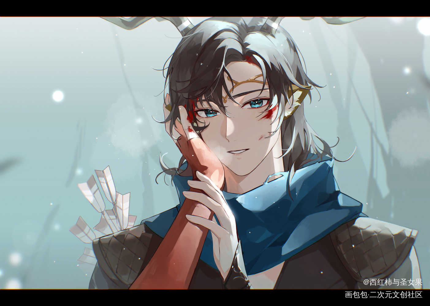 冬日密林_未定事件簿左然绘画作品
