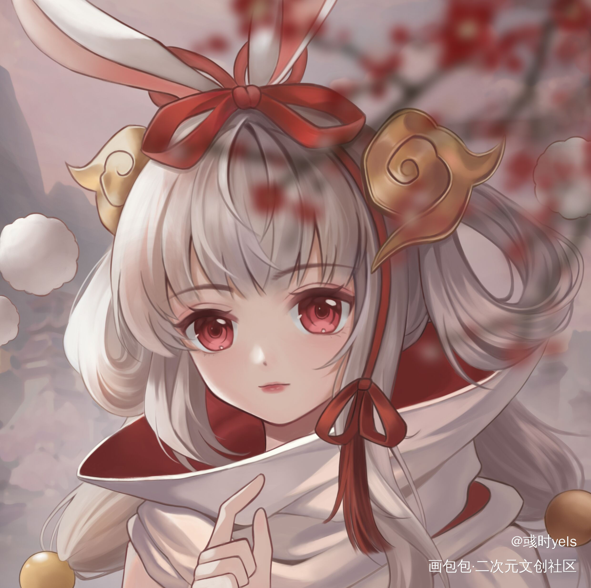 左滑小乔音你心动_王者荣耀小乔公孙离头像绘画绘画作品