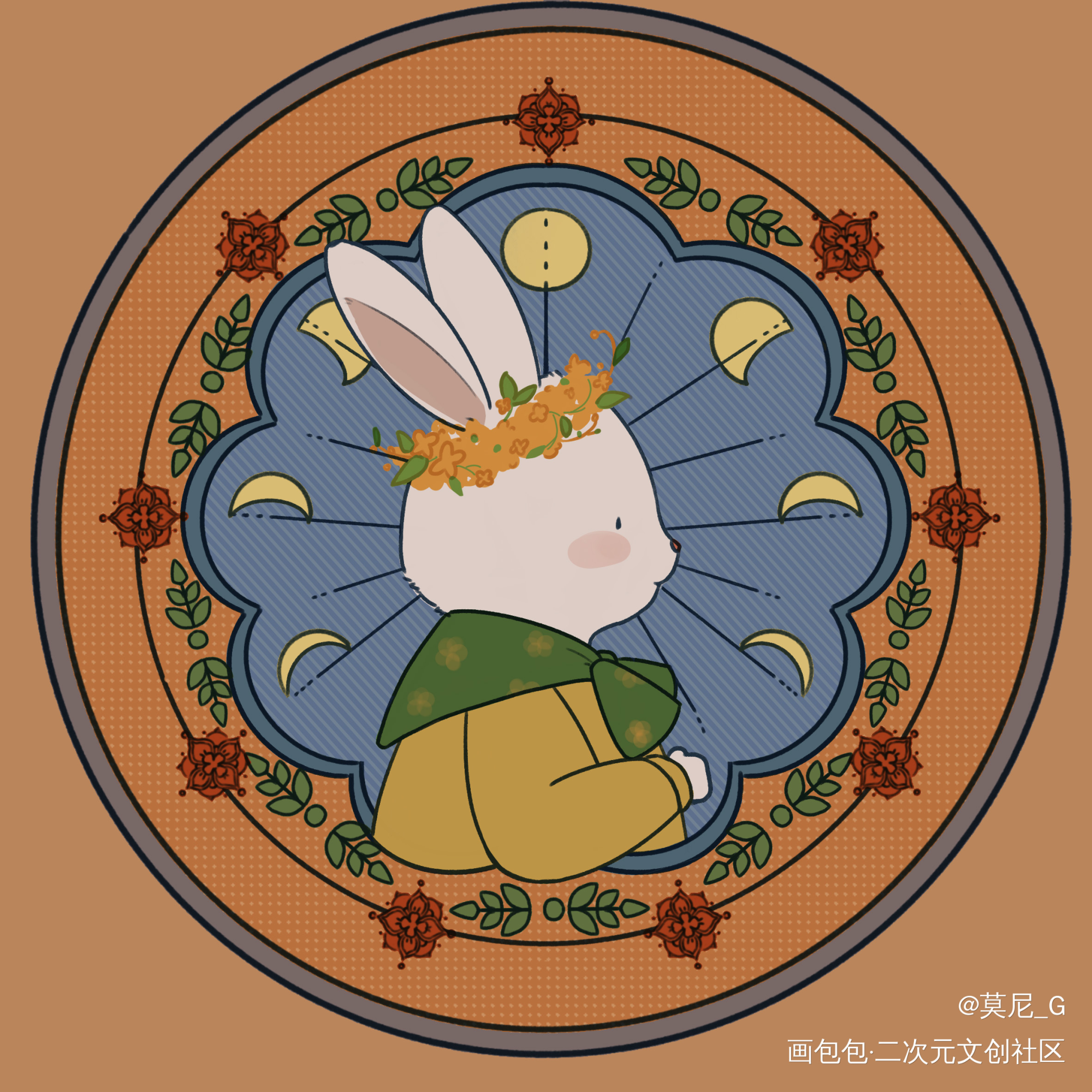 小兔叽_我要上首推插画板绘绘画原创绘画作品