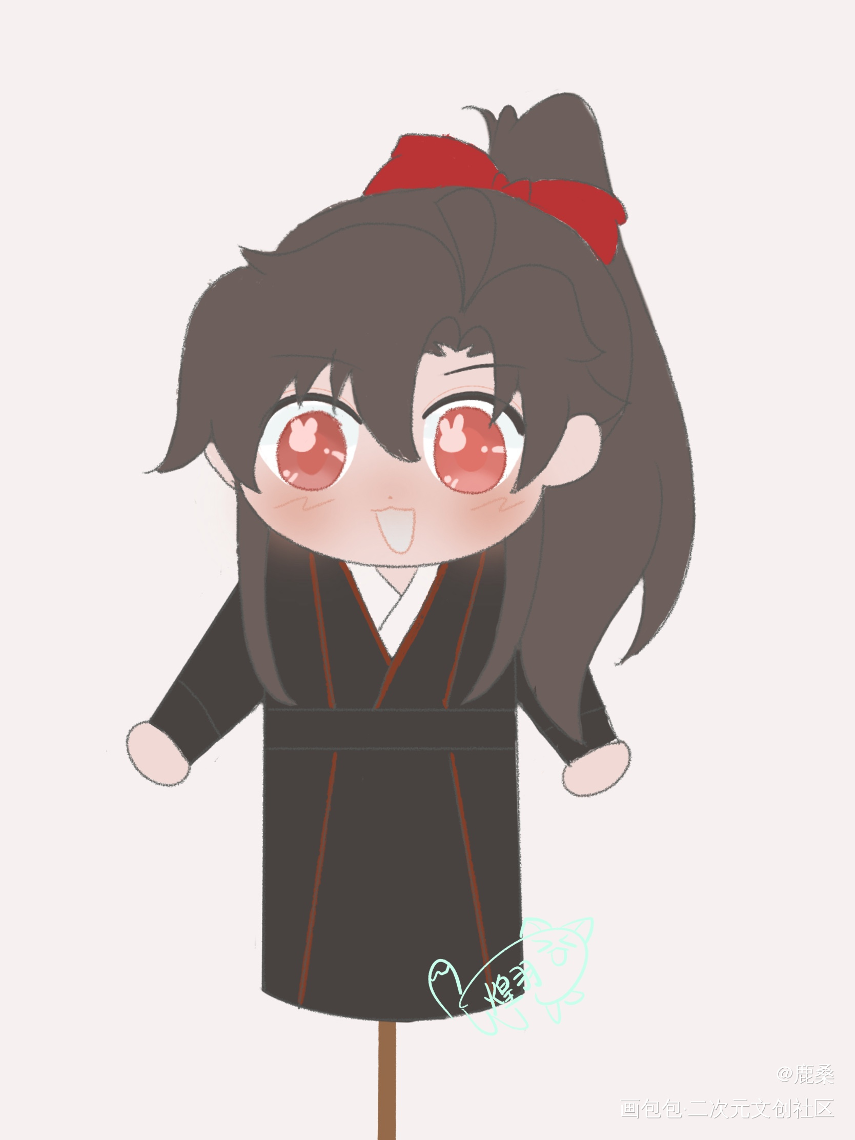 路边买的面塑小羡_魔道祖师墨香铜臭绘画作品