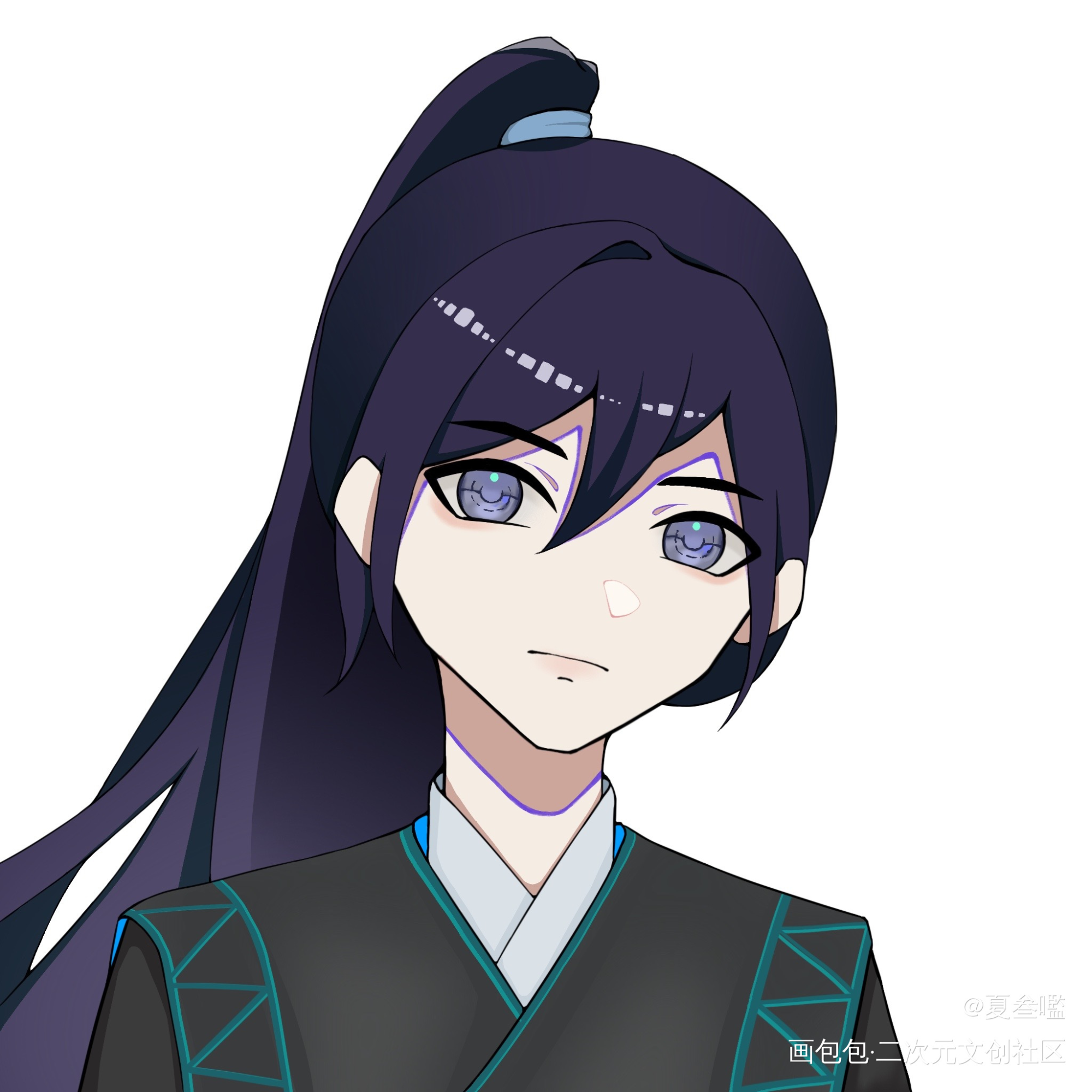 小潜_六爻程潜板绘涂平涂priest绘画作品
