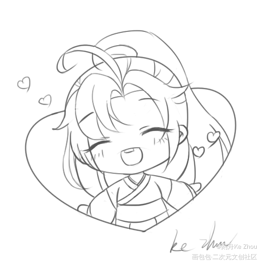 _魔道祖师板绘涂绘画作品