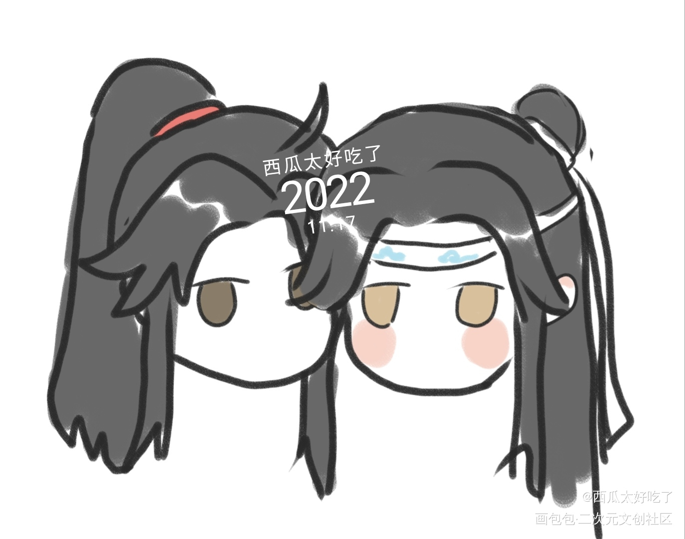 忘羡_魔道祖师忘羡绘画作品