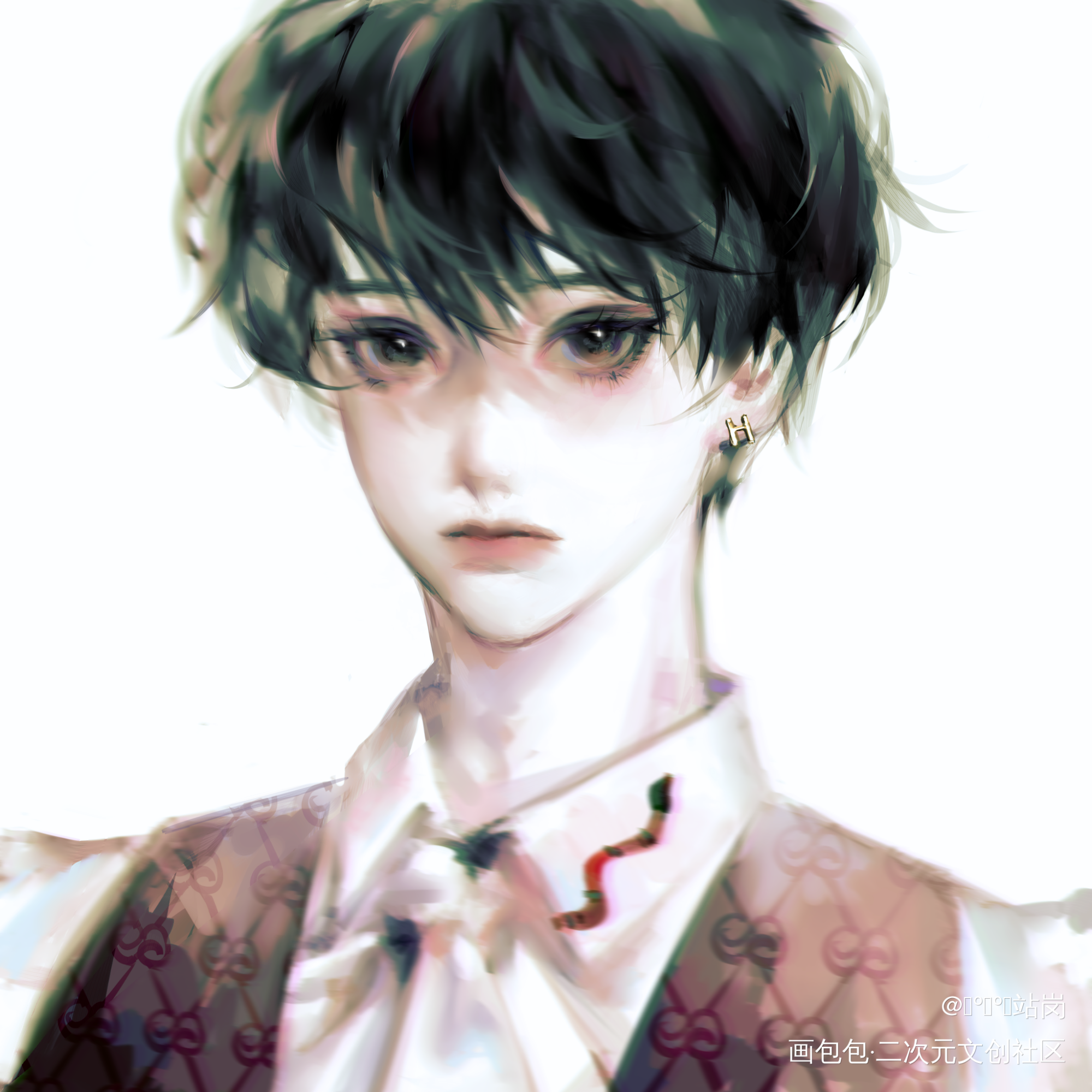 送别人的图，禁止使用！_娘娘腔188男团邵群李程秀李程秀约稿绘画作品