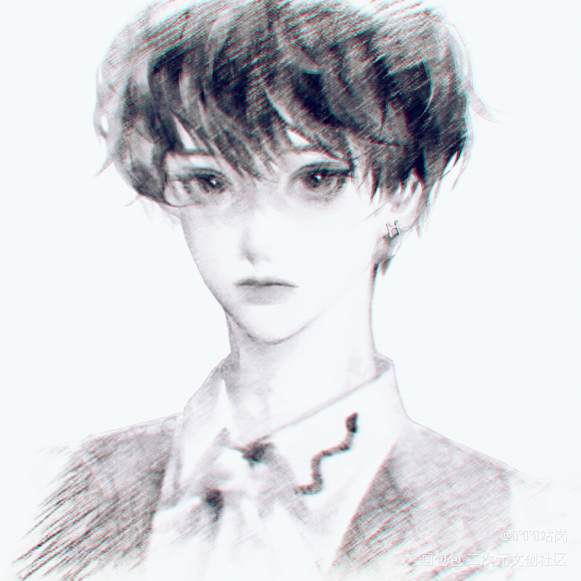 送别人的图，禁止使用！_娘娘腔188男团邵群李程秀李程秀约稿绘画作品